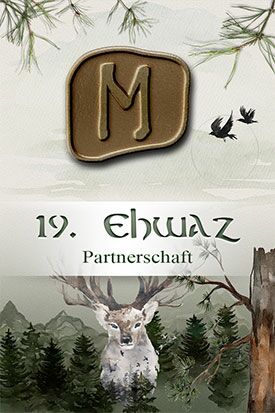 Runenorakel online kostenlos - Rune Ehwaz Tagesrune ziehen