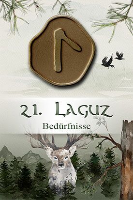 Runenorakel online kostenlos - Rune Laguz Tagesrune ziehen