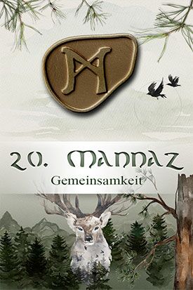 Runenorakel online kostenlos - Rune Mannaz Tagesrune ziehen
