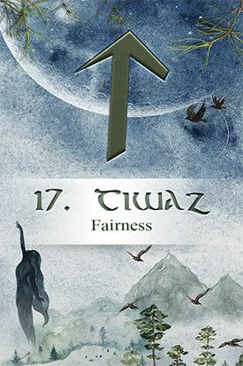 Runenorakel online kostenlos - Rune Tiwaz Vergangenheit