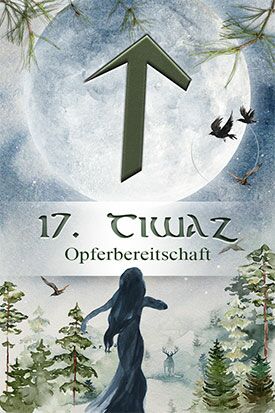 Runenorakel online kostenlos - Rune Tiwaz Gegenwart