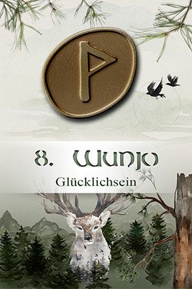 Runenorakel online kostenlos - Rune Wunjo Tagesrune ziehen